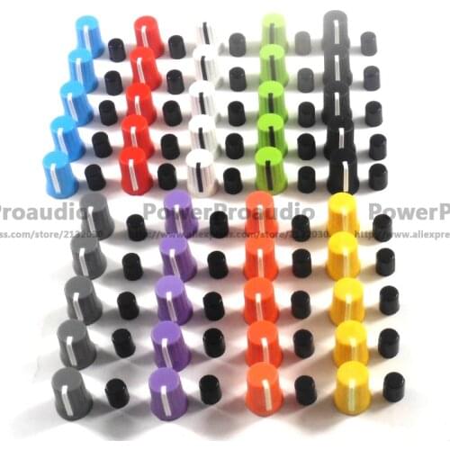 45pcs/lot Rotary Knob NI For Traktor Kontrol Z1 Z2 S2 S4 S5 S8 DJ Controller Mixer