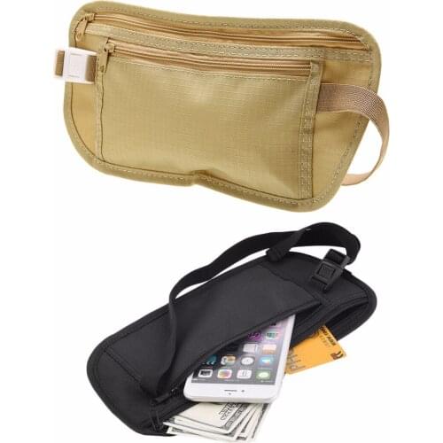 Hot Sale Ultra-thin Light Waist Bag Belt Personal Anti-Theft Pouch Outdoor Sports Camping Hiking Travel Waist Bag