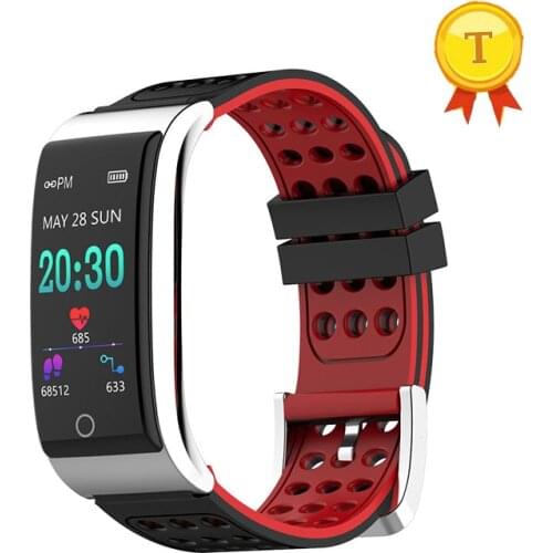 New ECG PPG smart bracelet wristband color screen Ip67 waterproof passometer push message sport smartband pk xaomi mi band 3