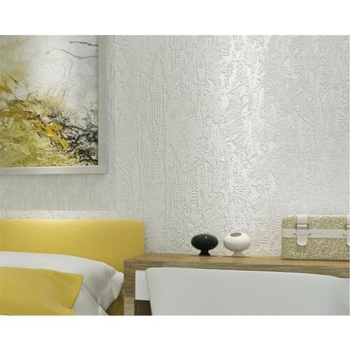 Beibehang Modern mottled texture diatom mud non-woven 3D wallpaper papier peint living room bedroom solid color plain wallpaper