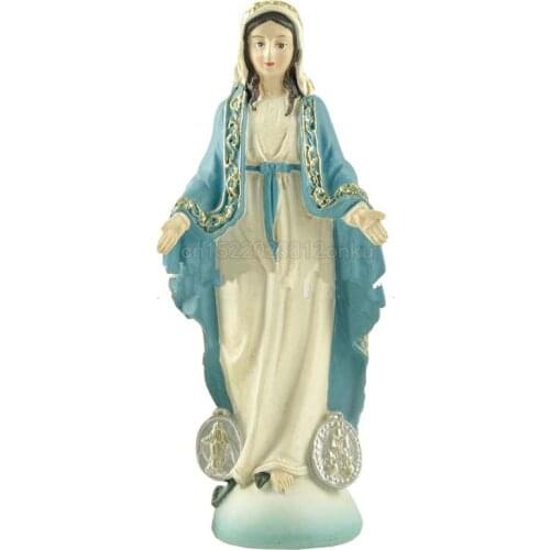 1pcs Resin Handicraft Religious Catholicism Figurine Desktop Statues Home Decoration Accessories