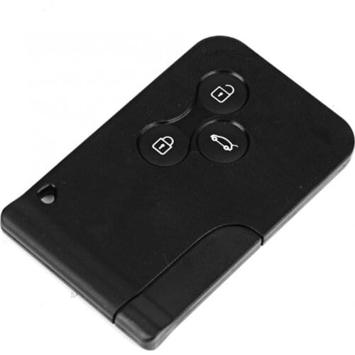 Mini 3 Button Car Remote Control Smart Key Card Plastic Case for Renault Clio Megane 2 3 Koleos car accessories