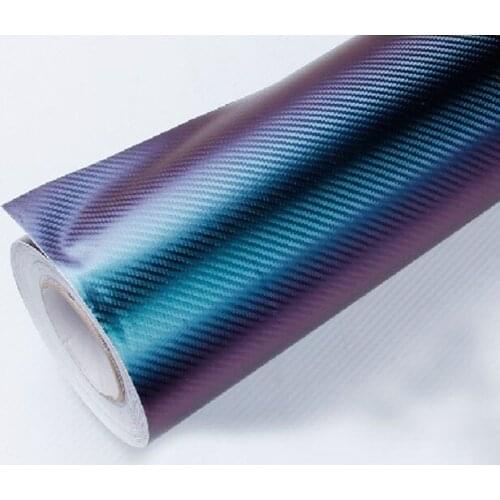 Chameleon 3D Carbon Fiber Vinyl Film Wrap Car Styling Change Color vinyl film for car decal