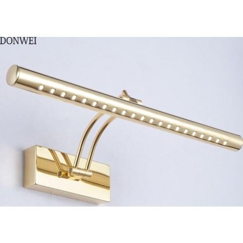 Modern Led Mirror Light 5W 7W AC85-265V Wall Mounted Industrial Mirror Wall Lamp Stainless Steel Bathroom Mirror Front Light