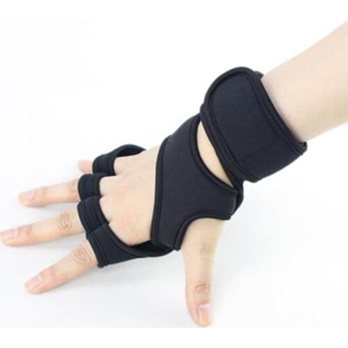 1 Pair Weightlifting Gloves Gym Half Finger Sports Cycling Gloves Fitness Training Wrist Anti-slip Resistance Lift barbell Glove
