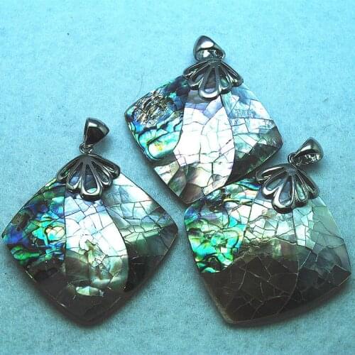 1pc nature pteria penguin shell abalone shell black shell matching pearl pendants size 45mm women jewelry pendants top selling