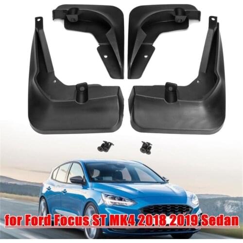 Car Mud Flap Mudflaps Splash Decoration FOR Ford Focus MK4 ST Version 2018 2019 Guards Mud Flap Mudguards Car Accssories 4pcs