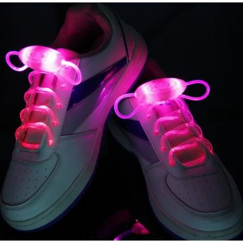 50 Pairs Led Light Luminous Shoelace Glowing Shoe Laces Flashing Colored Neon Shoestrings Chaussures Party Decoration