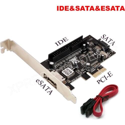 PCI-E PCI Express eSATA II SATA II 2.0 IDE Card Adapter Converter