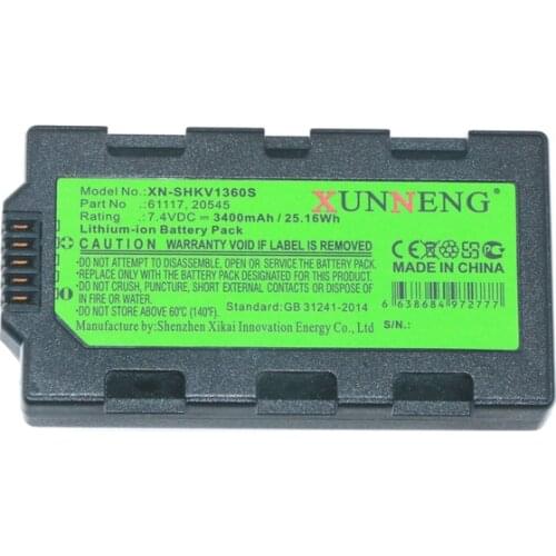 XunNeng 20545 61117 Battery for Sokkia Juniper Mesa Field Topcon Tesla 3400mAh / 25.16Wh