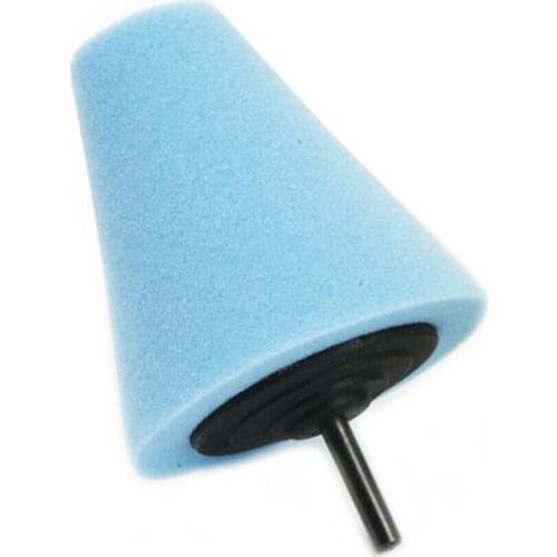 Accessories Foam Polishing Cone Shaped Pads Automobile Wheel Hub Blue Cone For Car Polishing Shaped Brand New