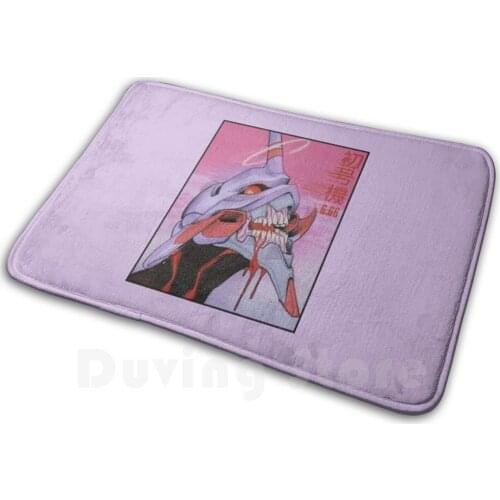 Evangelion - Violet Robot Soft Non-Slip Mat Rug Carpet Cushion Evangelion Anime Eva Shinji Manga Asuka Ikari Nge Shinji