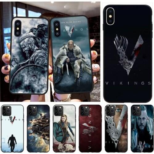 PENGHUWAN TV Vikings Ragnar Lothbrok DIY Printing Phone Case cover Shell for iPhone 11 pro XS MAX 8 7 6 6S Plus X 5S SE XR case