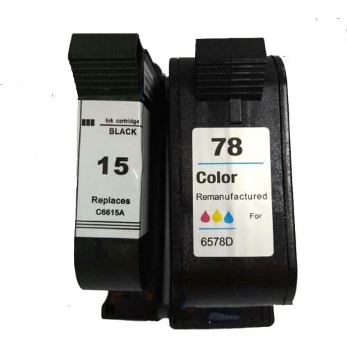 Vilaxh 15A 78A compatible Ink cartridge replacement For hp 15 78 Deskjet 845c 920c 810c 812c 816c 825c 840c 3920 Printer ink