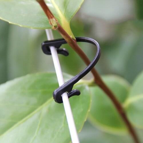 50/100pcs Garden Plant Vines Tied Buckle Fixed Lashing Hook Agricultural Greenhouse Vegetable Gadget Garden Plastic Planters