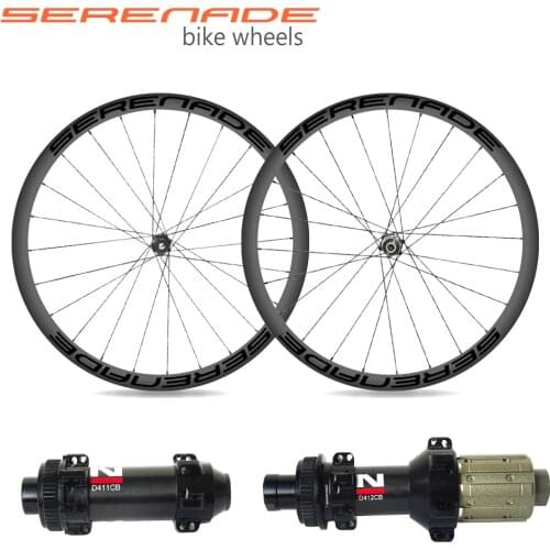 35mm Deep Clincher Allroad Gravel Disc Carbon Bicycle Wheels Center Lock Novatec D411CB D412CB 12x100mm 12x142mm