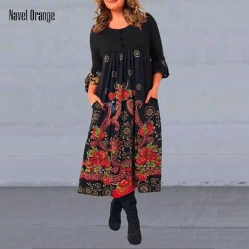 Navel Orange Dresses For Full