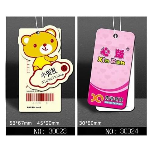 Supper High-Grade tag Hot sell hang tags girl /kid/women clothing tag custom printed fashion hangtag/clothing hang tag JYSJ3112