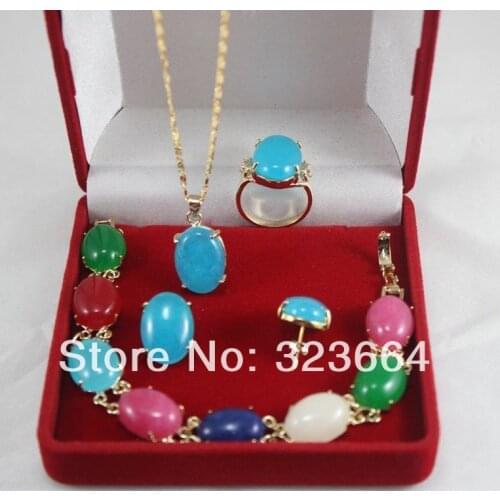 Many color HUGE nature 32mm NECKLACE 23inch