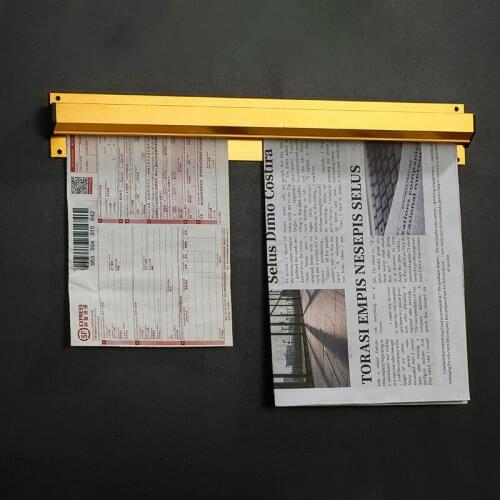 Ticket Tab Bill Receipt Hanging Rack Bar Kitchen Restaurant Order Holder Wall Mounted Paper Clip Storage Rack Kitchen Organizer