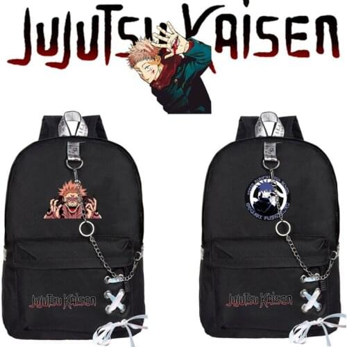 Anime Jujutsu Kaisen Cosplay Cartoon Unisex Backpack Student School Teenagers Bag Laptop Travel Rucksack Fashion Daily Gifts