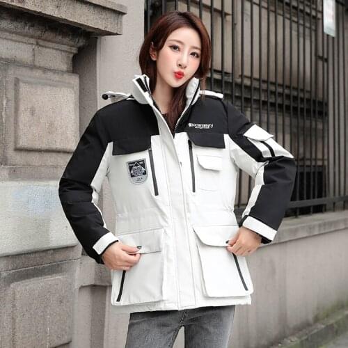 Wool Liner Hooded Fur Collar Casual Outwear 2021 Winter Thick Long Parka Women Slim Jacket Plus Size Korean Style