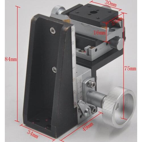 SIGMA KOKI 3d XYZ axis 24*30mm manual optical small fine adjustment sliding table precision dovetail groove