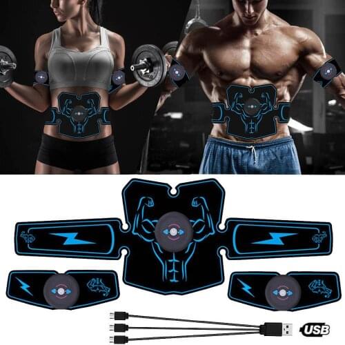 Electro Muscle Stimulation Abdominal Stimulator Electroestimulador Muscular Hip Trainer Body Slimming Fitness Massage Belt Home