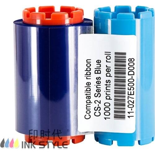 Generic Hiti CS200 Blue Color Ribbon 1000prints for Hiti CS200 CS200e CS220 CS290e ID Card Printer