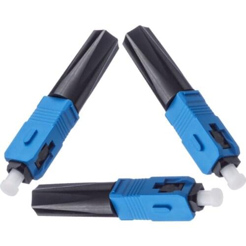 High quality 100PCS SC 3M Type single-mode quick assembly connector, SC/UPC/APC fast connector SC quick assembly connector