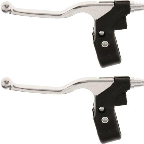 1 Pair 22mm Handlebar Clutch Brake Lever For 47cc-49cc ATV Mini Dirt Bike
