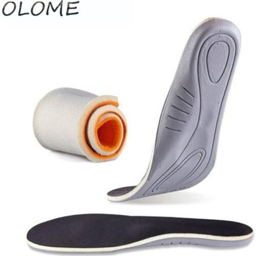 1Pair Memory Cushion Sports Insole Breathable Sweat U-shaped Heel Cup Non-slip Insole EVA Memory Cotton Insole
