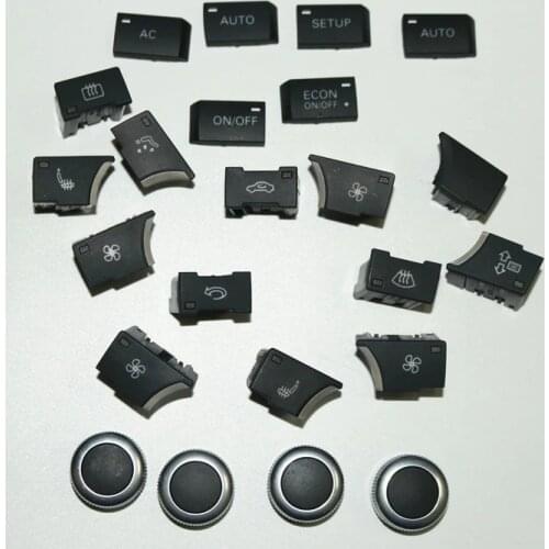 1pc for Audi A6L Q7 AUTO air conditioning panel button A/C switch cap knob cover OEM