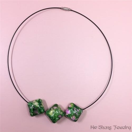 2018 national style popular square Necklace Beach Resort accessories