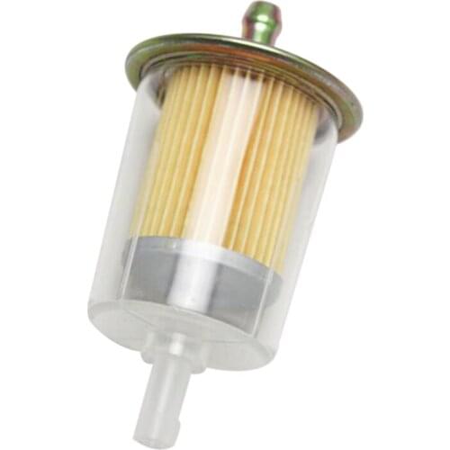 8mm Transparent Design Motorcycle Fuel Gasoline Gas Petrol Filter