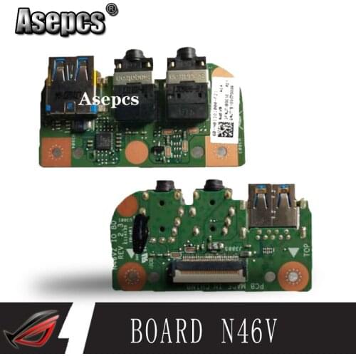 Asepcs New!For Asus N46V N46VJ N46VB N46VZ Laptop Audio usb IO board Interface board