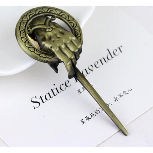 Brooch Hand Of The King-Lapel Inspired Authentic Prop Badge Brooch Pins Movie Jewelry