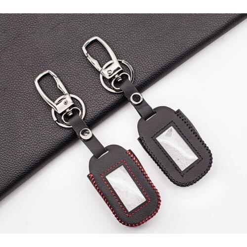 Hot Sale Functional Leather Case Cover for Russian version 2-way For StarLine B92 B95 B94 B62 B64 LCD Two Way Car Alarm System