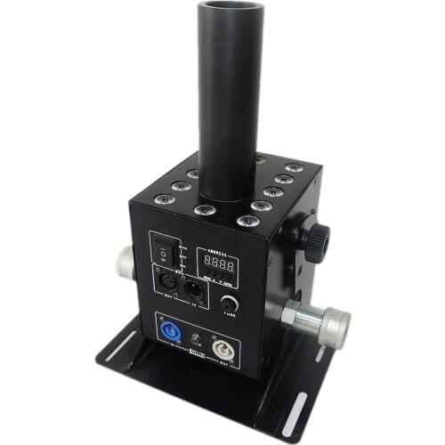 CO2 gun YISEN Stage co2 jet machine DMX 12x3W LED RGB 3-IN-1 Concert Event Equipment DJ Party Club Stage Special Effect