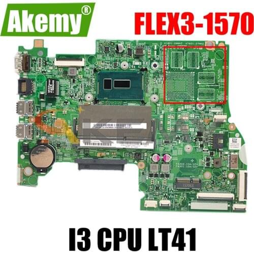 For Lenovo Yoga500-15ibd flex3-1570 notebook PC motherboard I3 cpu LT41 mb14217-1m 100% test OK