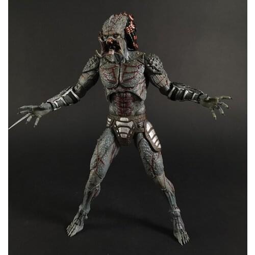 NECA Fugitive Predator Figure Armored Assassin Ultimate Unmasked Action Figure Doll Toys Hobbies Holiday Gift
