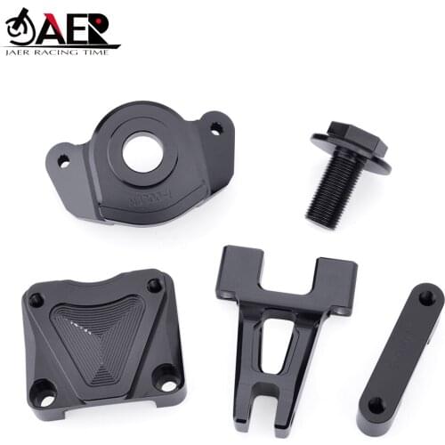 JAER Motorcycle Steering Damper Stabilizer Mouting Bracket For Kawasaki Ninja 250R 2008-2014 Ninja 300 2013-2015