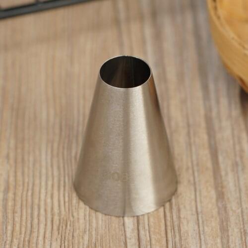 #808 Round Piping Nozzles Pastry Butter Cream Tips Decorating Stainless Steel Cupcake Large Size Icing Tips DIY Meringue