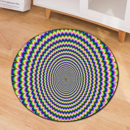 3D printed Merry Christmas Round carpets for living room bedroom Area Rugs Christmas decor rug New Year Christmas gift Floor Mat