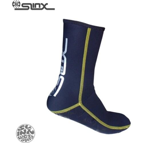SLINX 3mm Neoprene Men Women Scuba Diving Socks Swimming Swimwear Wetsuit Prevent Scratch Warm Snorkeling Spearfishing Sock