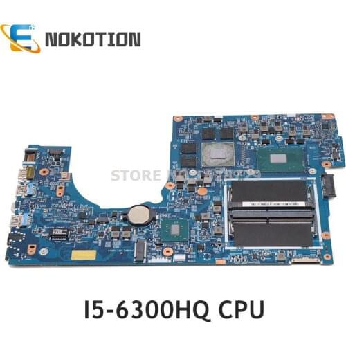 NOKOTION For Acer aspire VN7-792 VN7-792G laptop motherboard NBG6R11004 NB.G6R11.004 448.06A08.001M SR2FQ I5-6300HQ GT950M GPU