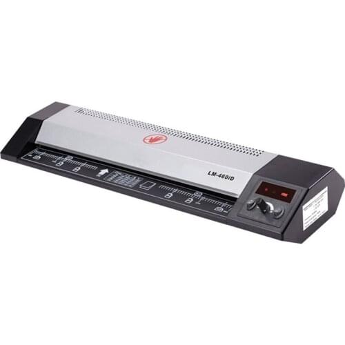 220V 700W Photo Paper A2 A3 A4 Laminating Film Machine Cold/Hot Laminator Coating Speed 500mm/min Max Width 460mm LM-460ID-A2 XH