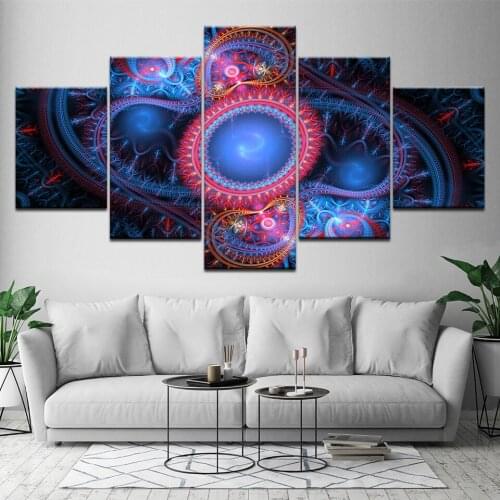 Modern Home Decor Living Room Canvas HD Print 5 Panel Abstract Pattern Frame Wall Art Poster Painting Modular Pictures Artwork