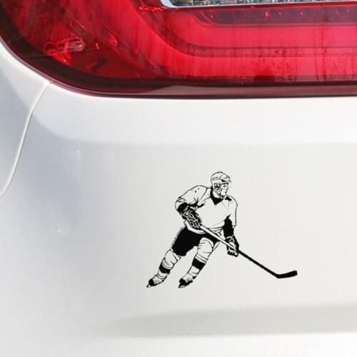 918B 16x11cm Ice Hockey Sports Car Styling Fashion Car Window Stickers For Car Styling