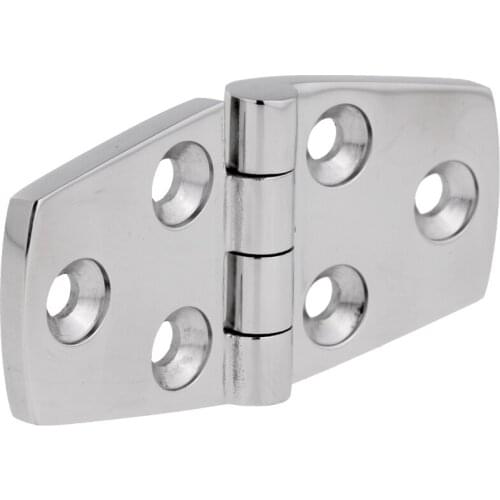 Silver Polished Marine Boat Stainless Steel 76 X 38mm Butt Hinge